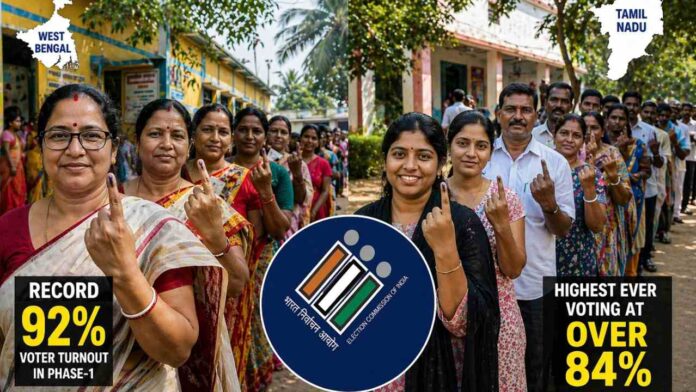 Massive Voter Turnout in Tamil Nadu and West Bengal Elections
