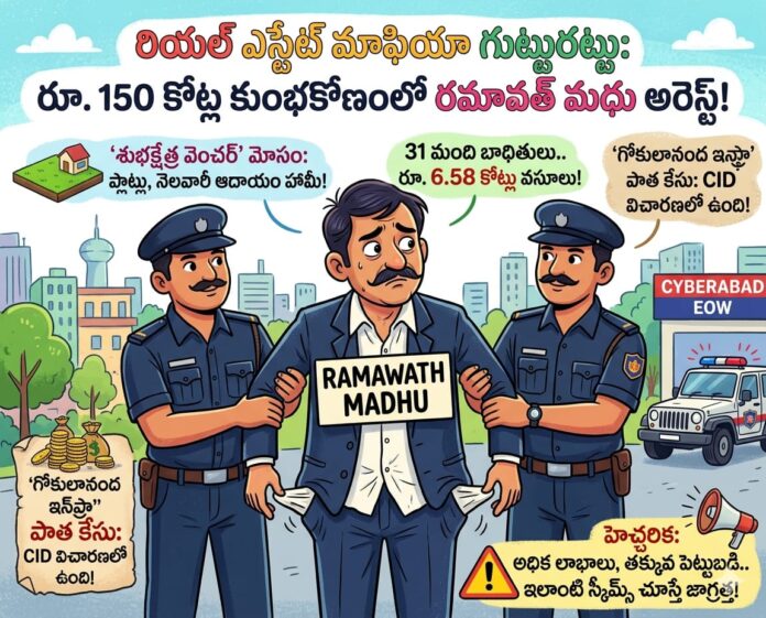 రియల్ ఎస్టేట్ పేరుతో భారీ మోసం...!